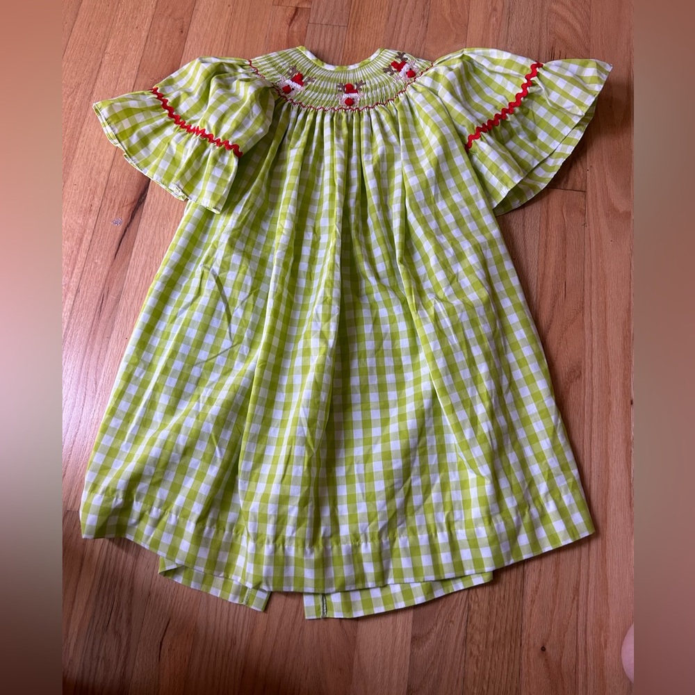 Sz 4T “True” Hand Smocked Dress